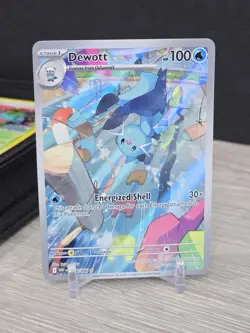 Pokemon Card TCG Dewott 106/86 white flare 2025 Full Art Holo Illustration Rare - Image 3