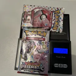 Pokemon Prismatic Evolutions Heavy Pack + 151 Booster Pack Bundle of 2 NEW - Image 1