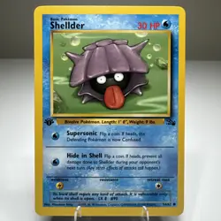 Shellder 54/62 1st Edition Fossil Pokemon MP - Image 1