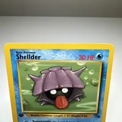 Shellder 54/62 1st Edition Fossil Pokemon MP - Image 2