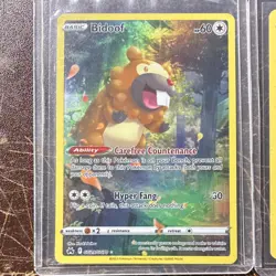 Pokemon TCG Crown Zenith Galarian Gallery Holo 2-Card Lot Bidoof GG29 Paras GG32 - Image 2