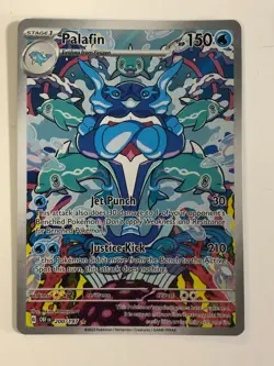 Pokemon TCG Obsidian Flames Alt Art Palafin 200/197 Near Mint - Image 1