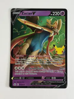 Pokemon TCG Celebrations Zacian 016/025 Near Mint - Image 1
