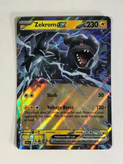 Pokemon TCG Black Bolt Zekrom EX 034/086 Near Mint - Image 1