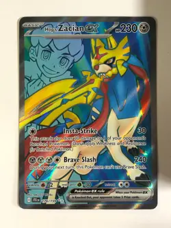 Pokemon TCG Journey Together Full Art N's Zacian EX 176/159 Near Mint - Image 1