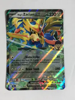Pokemon TCG Journey Together Hop's Zacian EX 111/159 Near Mint - Image 1