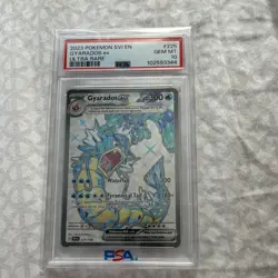 Pokemon TCG 2023 SV01 Scarlet & Violet Gyarados ex 225/198 Holo PSA 10 - Image 1