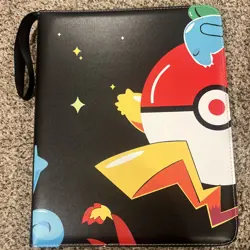 Card Binder for Pokemon Cards Holder Fits 900 Cards w/ 50 Removable Sleeves - Image 1