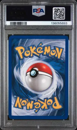 2002 POKEMON EXPEDITION #110 GEODUDE-REVERSE FOIL PSA 8 - Image 2