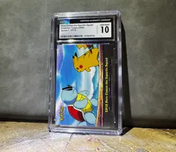 GRADED-Pokemon Topps (2000) Here Comes The Squirtle Squad CGC10-GM Series 2-Ep12 - Image 2