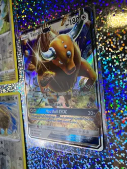 Pokemon TCG Tauros: Ultra Rare 100/149 GX; Reverse Holo 134/189 & 106/159 - Image 4