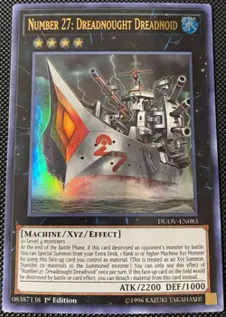 Number 27: Dreadnought Dreadnoid DUOV-EN083 Duel Overload 1st Ed - Yugioh Card - Image 1