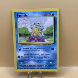 1999 Base Set Vintage Pokemon! Squirtle # 63/102 - Image 1
