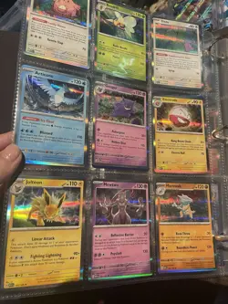 Pokemon Card Binder Collection Lot 50 Random Cards Bulk Binder Includes Holos NM - Image 2