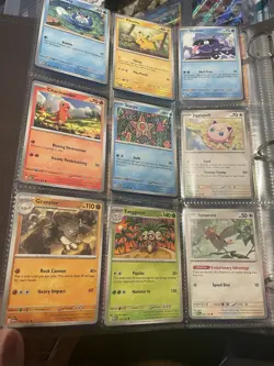 Pokemon Card Binder Collection Lot 50 Random Cards Bulk Binder Includes Holos NM - Image 5