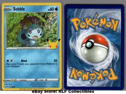 2021 Pokemon, Mcdonalds Promos, #24/25 Sobble, Holo Promo - Image 1