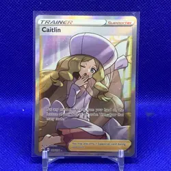 Pokemon Card Caitlin Full Art Trainer Holo Chilling Reign 189/198 - Image 1