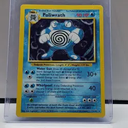 Pokemon: Poliwrath #13/102 Holo Rare Base Set 1999 - Image 1