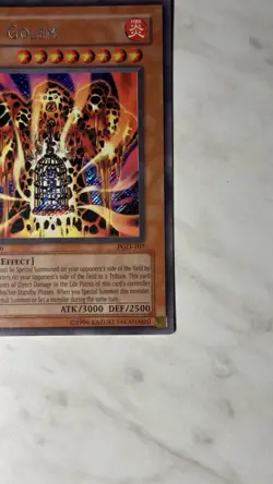 Lava Golem - Secret Rare Holo - PGD-107 - 1st Edition - Yugioh! - Image 4
