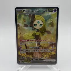 Meloetta EX 167/086 Black Bolt Special Illustration Rare Pokemon Card - Image 1