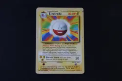 Electrode 21/102 Non Holo Rare Pokemon TCG Card Base Set 1 1999 Heavy Play - Image 3
