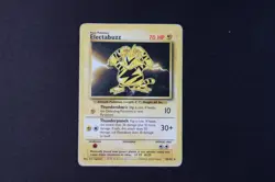 Electabuzz 20/102 Non Holo Rare Pokemon TCG Card Base Set 1 1999 Heavy Play - Image 1