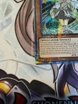 Wynn the Wind Channeler Quarter Century Secret Rare Card RA01-EN018 1st Edition - Image 3