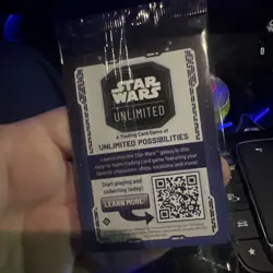 Star Wars Unlimited Mandalorian And Grogu Promo Pack 2 Foil Cards New Sealed - Image 3