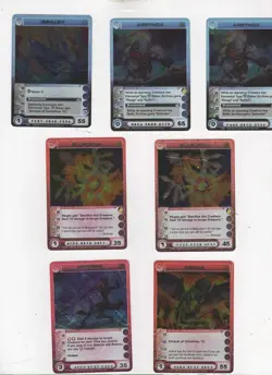 Lot #0803. 7 Chaotic Creature cards all Rare's. - Image 1