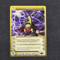 Chaotic TCG Silent Sands Ranun Uncommon Card 31/100 - Image 1