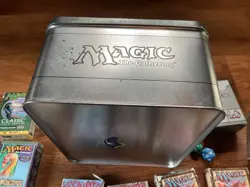 MTG Magic The Gathering Lot Deckmasters Garfield Vs Finkel Tin 1000+ Cards Decks - Image 5