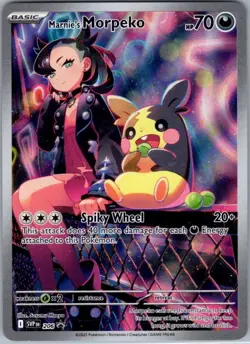 Marnie’s Morpeko 206 Holo Rare SV: Scarlet & Violet Promo Cards NM - Image 1