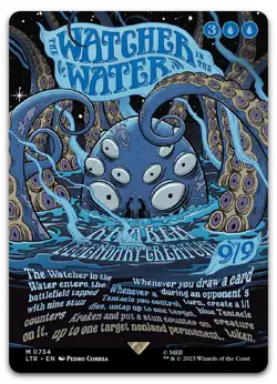 The Watcher in the Water (Borderless Poster) #734 NM Lord of the Rings Magic MTG - Image 1