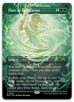 Flare of Cultivation (Borderless) #338 (NM) Modern Horizons 3 MH3 Magic MTG - Image 1