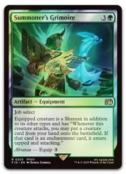 Summoner's Grimoire #205 (Foil) (NM) Final Fantasy FIN Magic MTG - Image 1