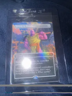 THANOS Magic the Gathering PSA Magazine Promo Swords to Plowshares Marvel - Image 2