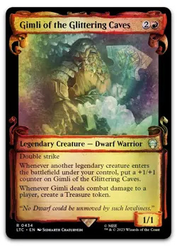 Gimli of the Glittering Caves (Showcase Scrolls) (Foil) NM Lord of the Rings - Image 1