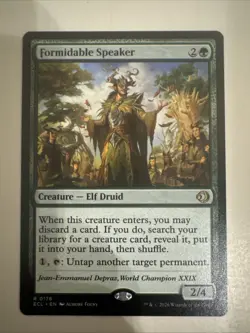 2x Formidable Speaker Regular NM Magic The Gathering Lorwyn Eclipsed Flipside - Image 1