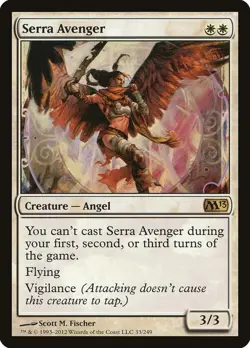 Serra Avenger #33 (MP) Magic 2013 M13 Magic MTG - Image 1