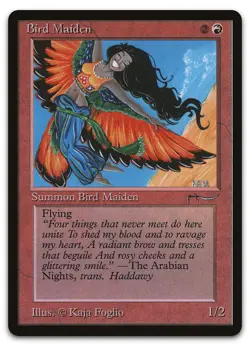 Bird Maiden (NM) Arabian Nights ARN Magic MTG - Image 1