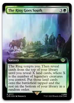 The Ring Goes South (Extended Art) (Surge Foil) #777 NM Lord of the Rings - Image 1