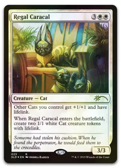 Regal Caracal #23 (Foil) (NM) Secret Lair Drop SLD Magic MTG - Image 1