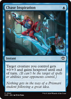 Chase Inspiration (FOIL) x1 - MTG Secrets of Strixhaven SOS #41 - Image 1