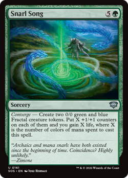 Snarl Song (FOIL) x1 - MTG Secrets of Strixhaven SOS #161 - Image 1