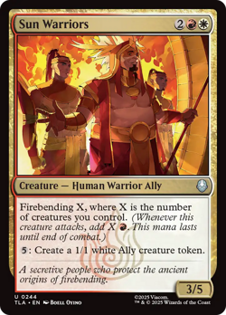 Sun Warriors (FOIL) x1 - MTG Avatar: The Last Airbender TLA #244 - Image 1