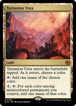Tarnation Vista (FOIL) x1 - MTG The Big Score BIG #30 - Image 1