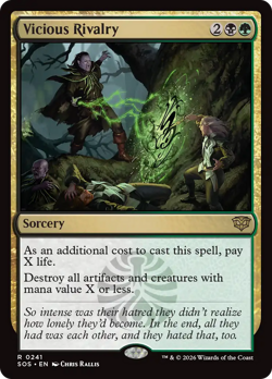 Vicious Rivalry (FOIL) x1 - MTG Secrets of Strixhaven SOS #241 - Image 1