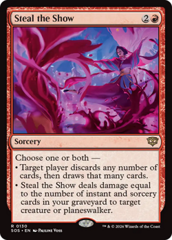 Steal the Show (FOIL) x1 - MTG Secrets of Strixhaven SOS #130 - Image 1