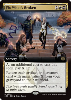 Fix What's Broken (FOIL) x1 - MTG Secrets of Strixhaven SOS #350 - Image 1