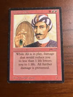 MTG Magic: The Gathering Ali from Cairo Arabian Nights MP/HP ungraded - Image 1